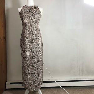 Laundry by Shelli Segal snake pattern dress